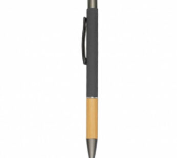 Bambu & Metal Rubber Tükenmez Kalem – 1029