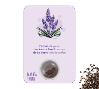 Tohumlu Kart 8×12 cm – Lavanta
