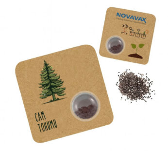 Tohumlu Kart Kraft 7×7 cm – Çam