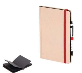 Kraft Sert Kapak Defter 9×14 cm – 2451