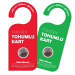 Tohumlu Tanıtım Kartı Kapı Askılığı